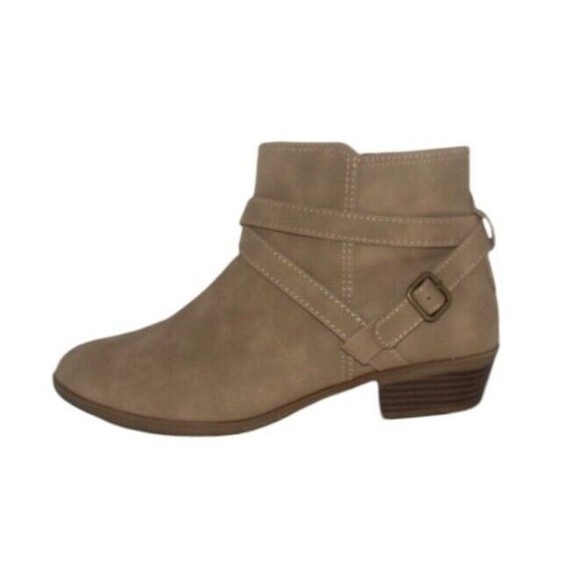 SO Ankle Boots Carisa Taupe Memory Foam Size 5 - Picture 6 of 9